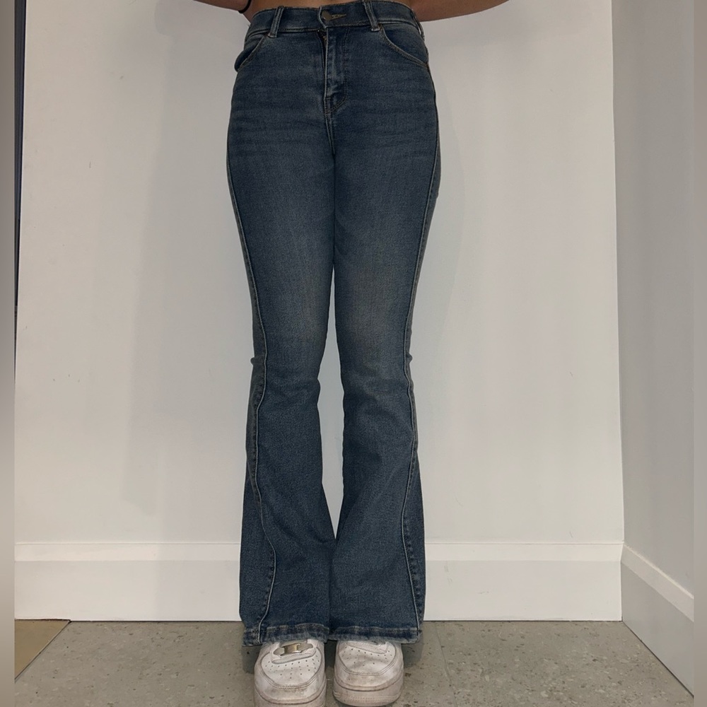Dr Denim Macy Flare jeans, Color West Coat